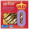 Sardines In Extra Virgin Olive Oil with Basil, Oregano & Garlic, 3.75 oz (106 g)