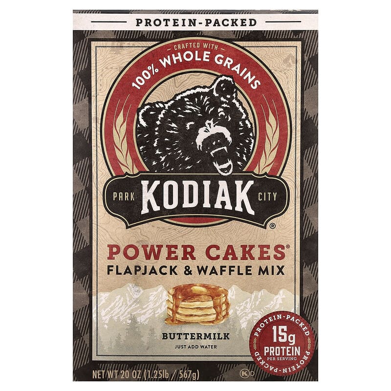 Power Cakes®, Flapjack & Waffle Mix, Buttermilk, 20 oz (567 g)
