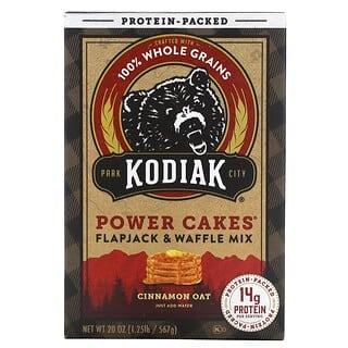 Kodiak Cakes, パワーケーキ、フラップジャック＆ワッフルミックス、シナモンオーツ、567g（20オンス）