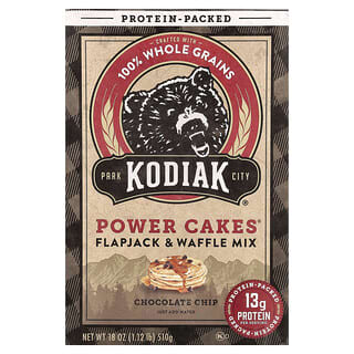 Kodiak Cakes, Power Cakes®，烙餅和華夫餅粉，巧克力碎，18 盎司（510 克）