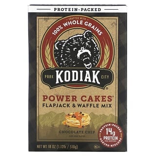 Kodiak Cakes, 能量蛋糕，烙餅鬆餅混合料，巧克力碎，18 盎司（510 克）