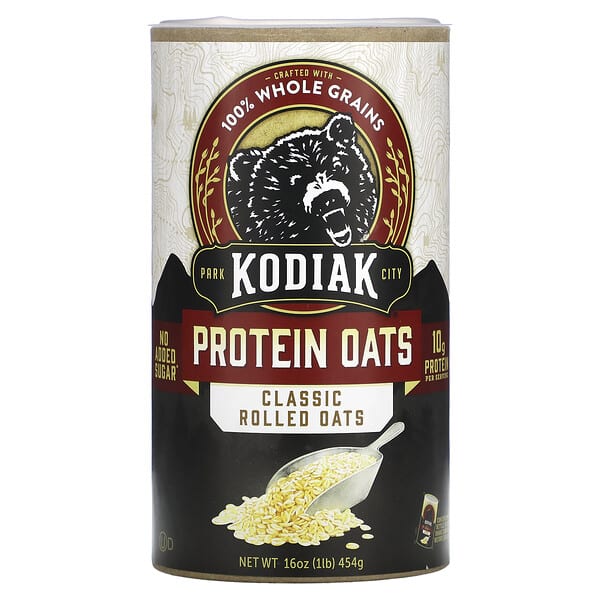 Kodiak Cakes, プロテインオーツ、クラシックロールドオーツ、454g（16オンス）