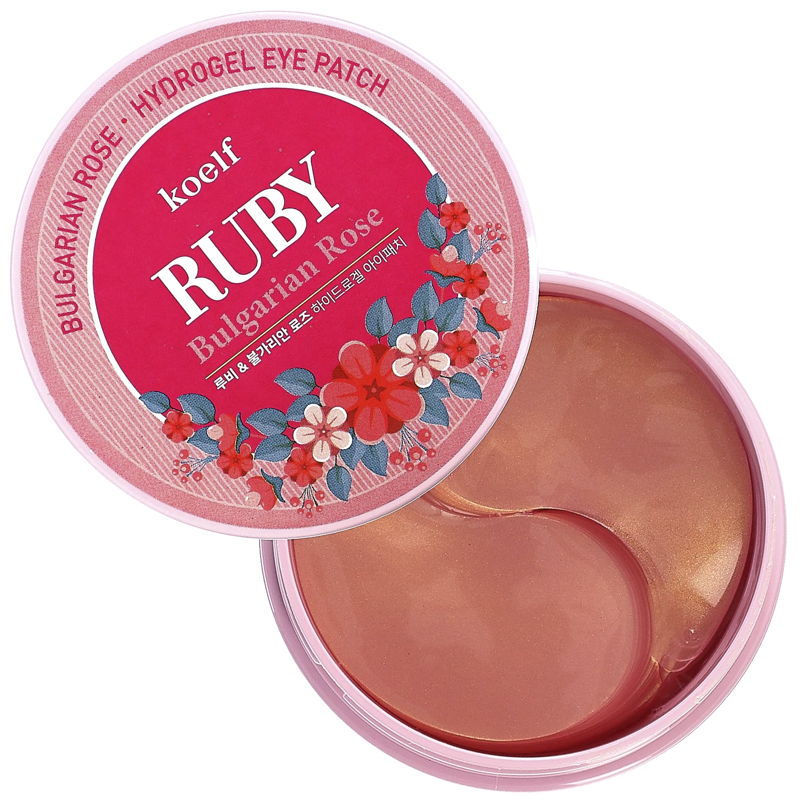 Koelf, Ruby Bulgarian Rose Hydrogel Eye Patch, 60 Patches Image 5