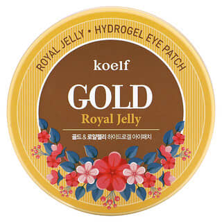 Koelf, Патчи для глаз Gold Royal Jelly Hydro Gel, 60 патчей