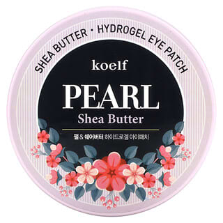 Koelf, Pearl Shea Butter Hydrogel Eye Patch, 60 Patches