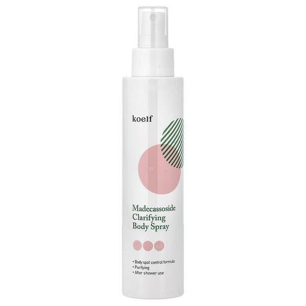 Koelf, 마데카소사이드 클래리파잉 바디 스프레이, 150ml(5.07fl oz)