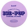 Ice-Pop Hydrogel Eye Mask, Blueberry & Cream, 30 Pairs