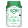 Proteína vegetal con superalimentos orgánicos, Sin sabor ni endulzar, 952 g (2,1 lb)