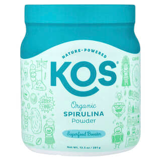 KOS, Organic Spirulina Powder, 13.5 oz (381 g)