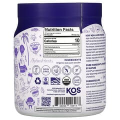 KOS, Zumo de asaí orgánico en polvo, 360 g (12,7 oz)
