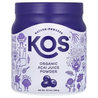 KOS, Succo di açai biologico in polvere, 360 g