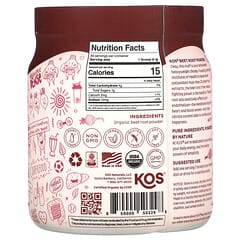 KOS, Raíz de remolacha orgánica en polvo, 360 g (12,7 oz)