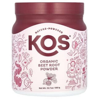 KOS, Raíz de remolacha orgánica en polvo, 360 g (12,7 oz)