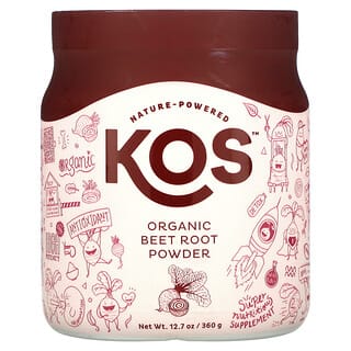 KOS, 有机甜菜根粉，12.7 盎司（360 克）