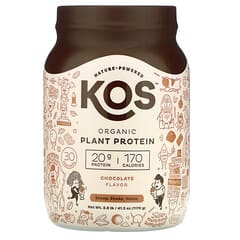 KOS, Organic Plant Protein, Chocolate, 2.6 lb (1,170 g)