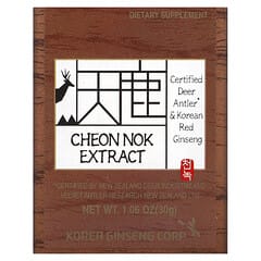 CheongKwanJang, Cheon Nok Extract, Korean Red Ginseng & Deer Antler, 1.06 oz (30 g)