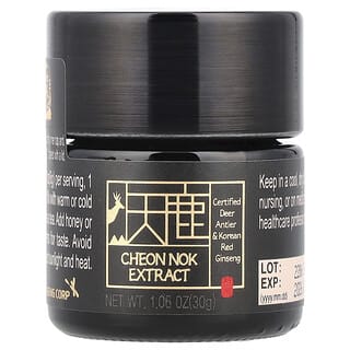 CheongKwanJang, Cheon Nok Extract, Certified Deer Antler & Korean Red Ginseng, 1.06 oz (30 g)