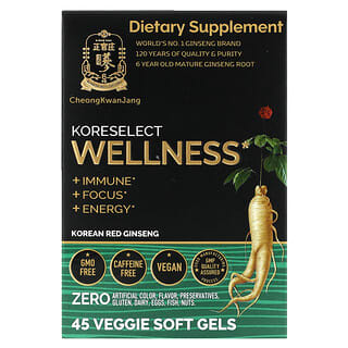 CheongKwanJang, Koreselect, Wellness, 45 Veggie Soft Gels