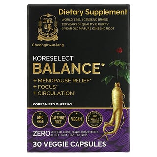 Cheong Kwan Jang, Koreselect, Équilibre, 30 capsules végétariennes