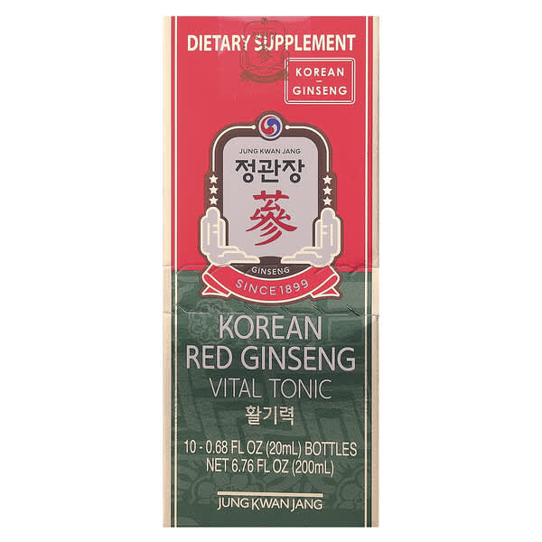 JungKwanJang, 활기력, 10병, 각 20ml(0.68fl oz)