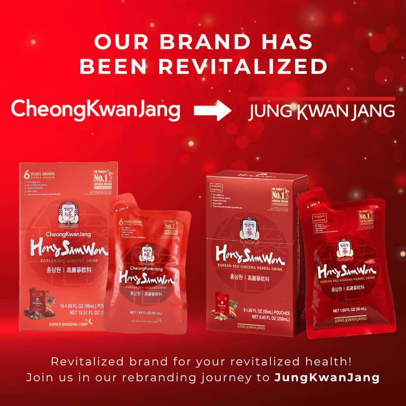 Korean Red Ginseng Herbal Drink, 20 Pouches, 1.69 fl oz (50 ml) Each