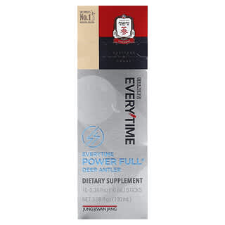 JungKwanJang, Corno di cervo, Everytime Powerful Full, 10 bastoncini, 10 ml ciascuno