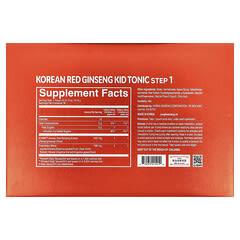 Korean Red Ginseng Kid Tonic, Step 1, 3-4 Years Old, 30 Pouches