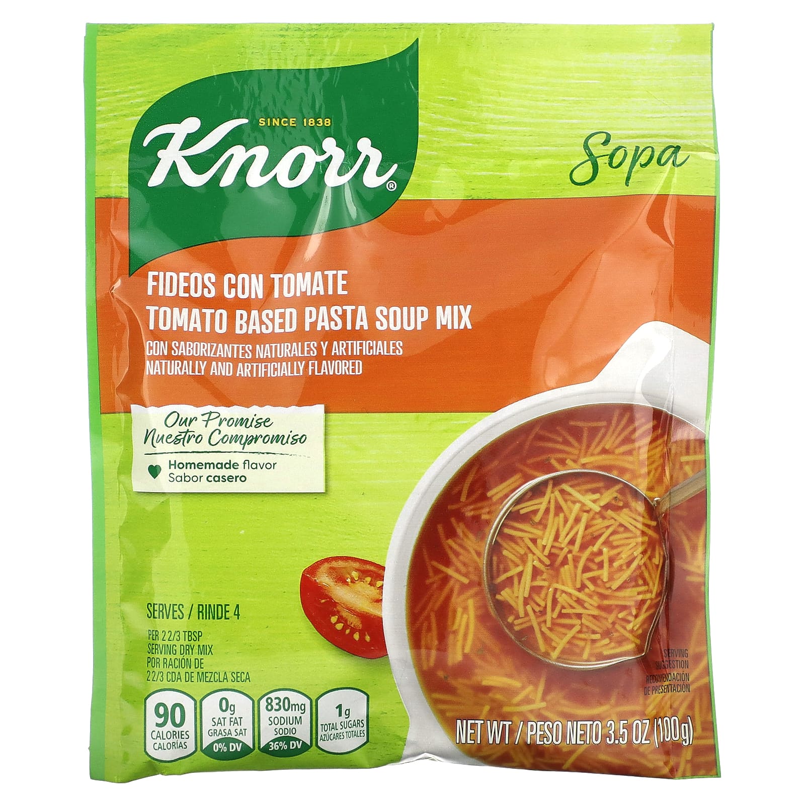 Knorr Tomato Based Pasta Soup Mix 3.5 oz 100 g