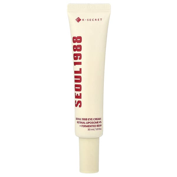 K-Secret, Seoul 1988 아이 크림, 레티날 리포솜 4% + 발효 콩, 30ml(1.01fl oz)