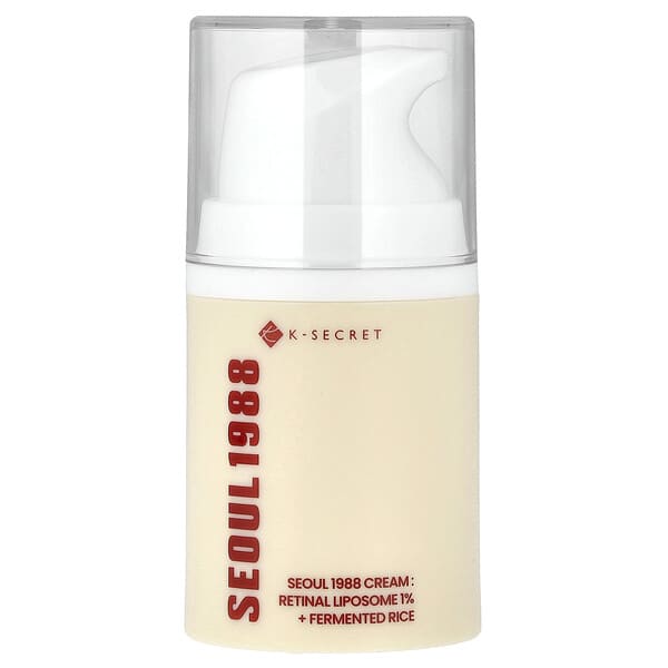 K-Secret, Seoul 1988 크림, 레티날 리포솜 1% + 발효 쌀, 50ml(1.69fl oz)