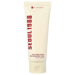 K-Secret, Seoul 1988 Cream, Snail Mucin 93% + Rice, 3.38 fl oz (100 ml)
