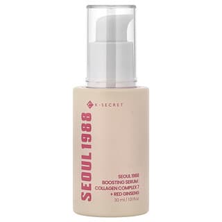 K-Secret, Seoul 1988 Boosting Serum, Collagen Complex 7 + Red Ginseng, 1.01 fl oz (30 ml)