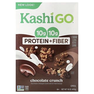 Kashi, GO®, Protein + Fiber Cereal, Chocolate Crunch, 16 oz (453 g)