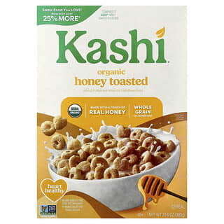 Kashi, Heart & O's Organic Cereal, Honey Toasted, 13.6 oz (385 g)