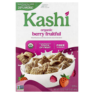 Kashi, Cereal y galletas de trigo integral orgánico, Bayas y frutos secos, 487 g (17,2 oz)