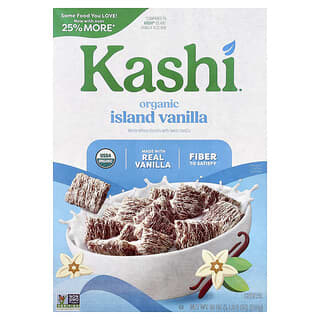 Kashi, Organic Whole Wheat Fiber Biscuits Cereal Island Vanilla, 18 oz