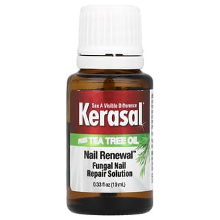Kerasal, Óleo da Árvore do Chá para Renovação de Unhas Plus, 10 ml (0,33 fl oz)