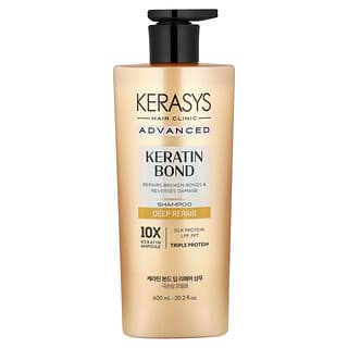 Kerasys, Advanced, Keratin Bond sampon, Deep Repair, 20,2 fl uncia (600 ml)