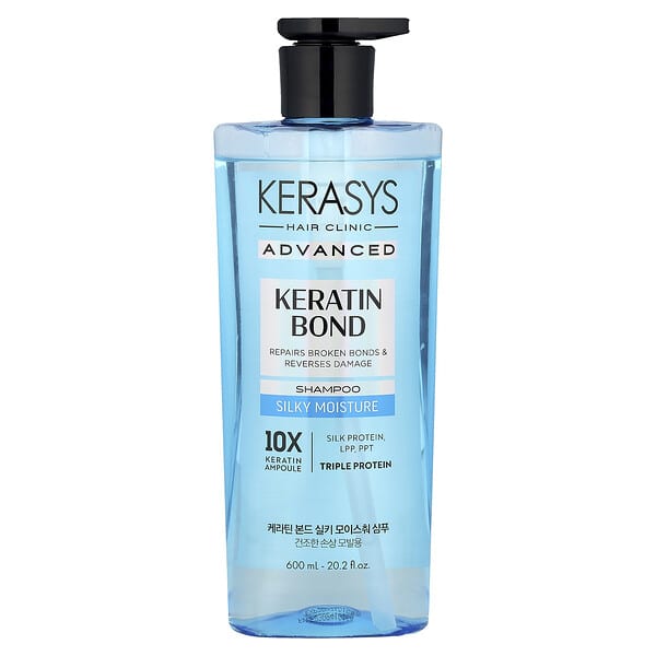 Kerasys, 어드밴스드, 케라틴 본드 샴푸, 실키 모이스처, 600ml(20.2fl oz)