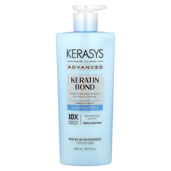 Kerasys, 어드밴스드, 케라틴 본드 트리트먼트, 실키 모이스처, 600ml(20.2fl oz)