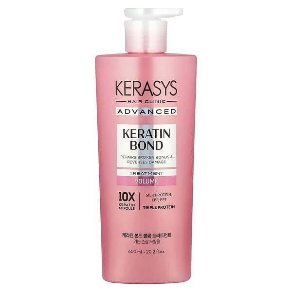 Kerasys, 어드밴스드, 케라틴 본드 트리트먼트, 볼륨, 600ml(20.2fl oz)