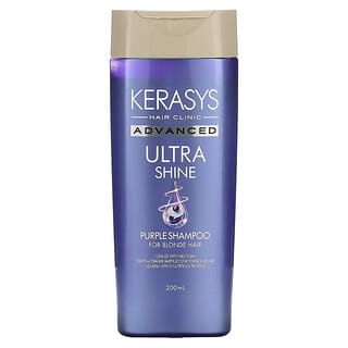 Kerasys, Shampooing violet ultra-brillant avancé, Pour cheveux blonds, 200 ml