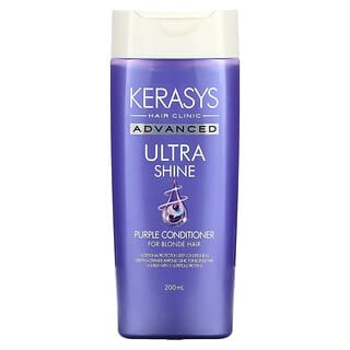 Kerasys‏, מרכך סגול Ultra Shine מתקדם לשיער בלונדיני, 200 מ“ל