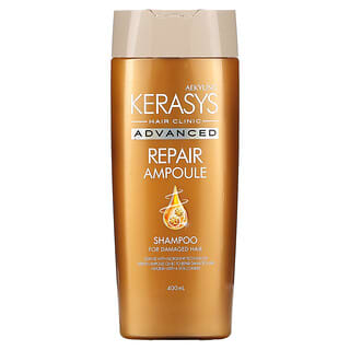 Kerasys, Shampoo com Ampola de Reparo Avançado, Para Cabelos Danificados, 400 ml
