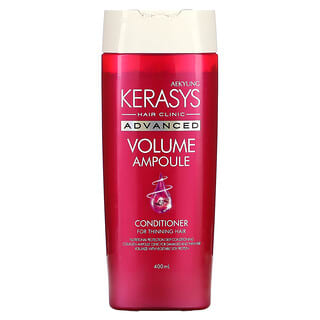 Kerasys, Acondicionador en ampolla de volumen avanzado, Para cabello debilitado, 400 ml