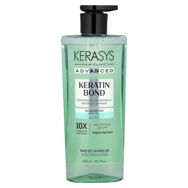 Kerasys, 어드밴스드, 케라틴 본드 샴푸, 퓨리파잉, 600ml(20.2fl oz)