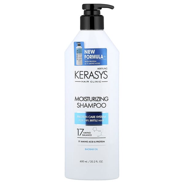 Kerasys, 모이스처라이징 샴푸, 건조하고 잘 끊어지는 모발용, 600ml(20.2fl oz)