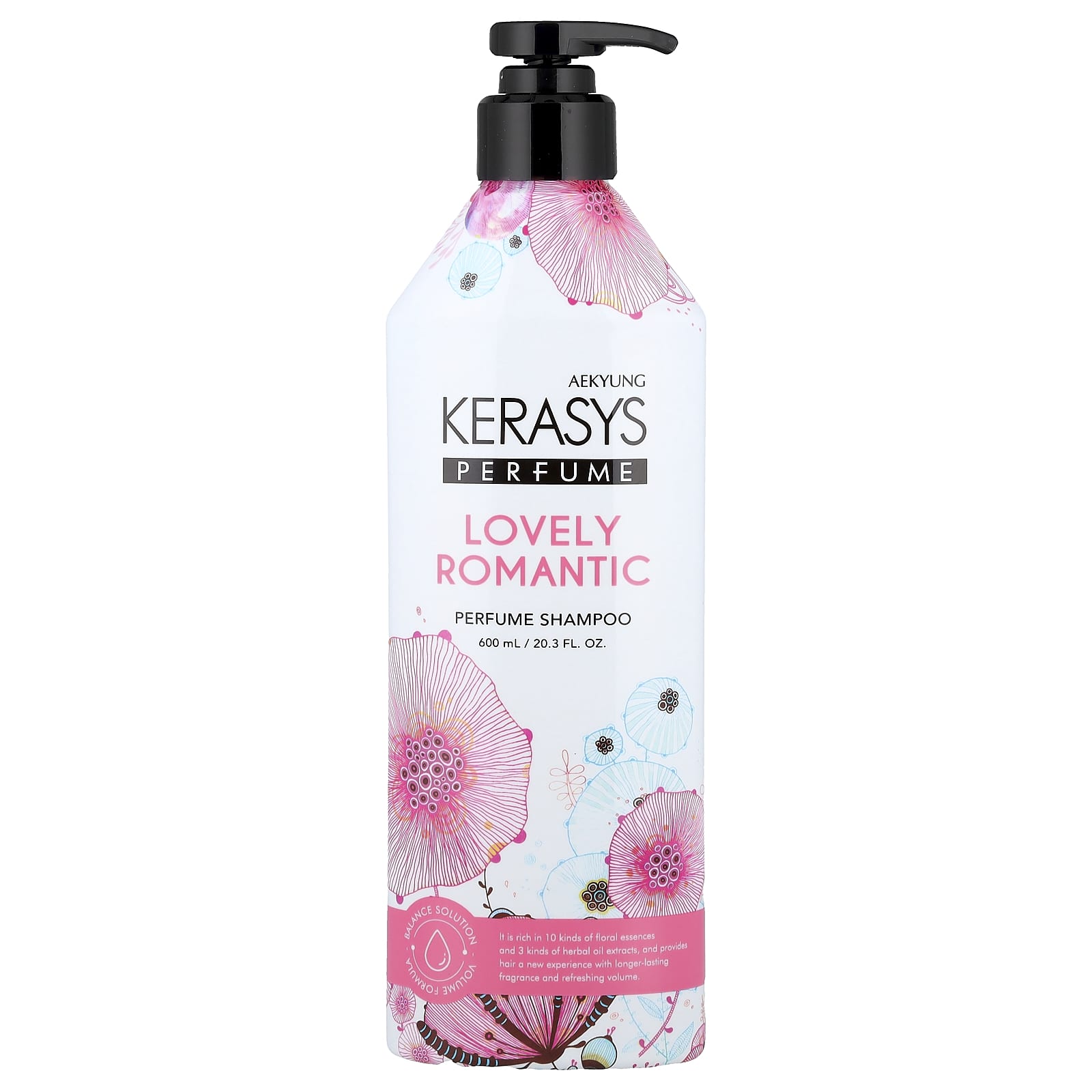 Shampoo de Perfume Romântico Adorável, 600 ml (20,3 fl oz)