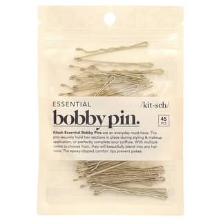 Kitsch, Essential Bobby Pins, Blonde, 45 Pieces