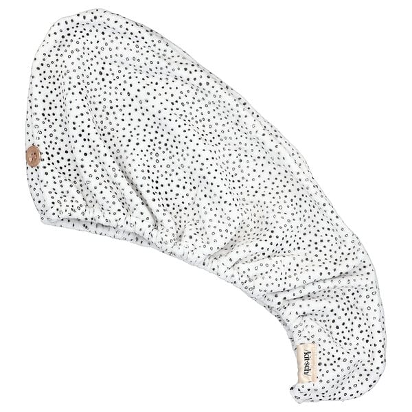 Kitsch, Toalla de microfibra de secado rápido para el cabello, Micropuntos, 1 pieza